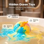 Kids Bath Bombs with Surprise Toys Inside pack of 6