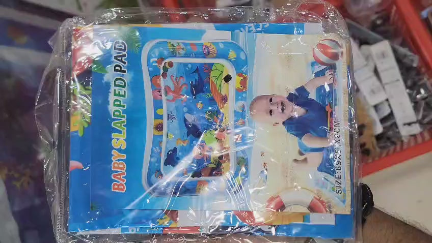 Baby Water Play Mat Inflatable Tummy Time Activity Play Mat for Infants & Toddlers